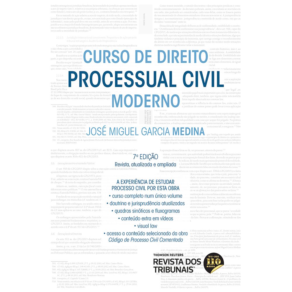 Curso De Direito Processual Civil Moderno 7° Edição Livraria Rt 7874